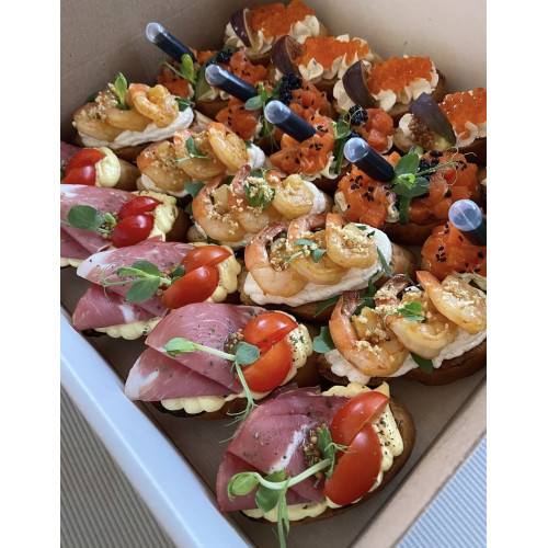 Брускетты “4 вкуса”