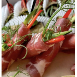 Рулетики из балыка/шеи