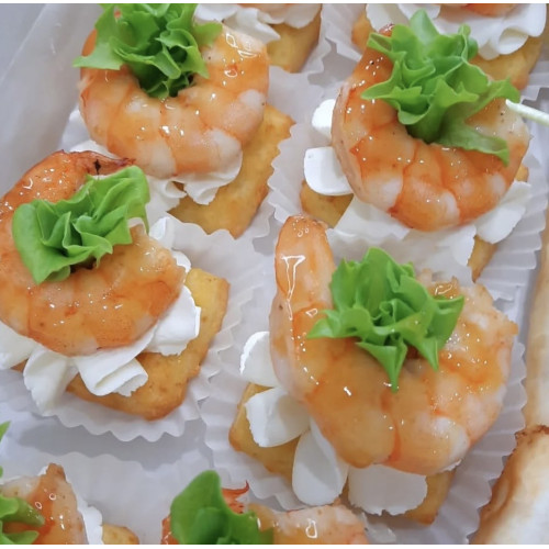 Канапе "Креветка"