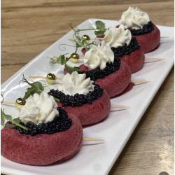 Свекольный блин с начинкой Свекольный блин с начинкой