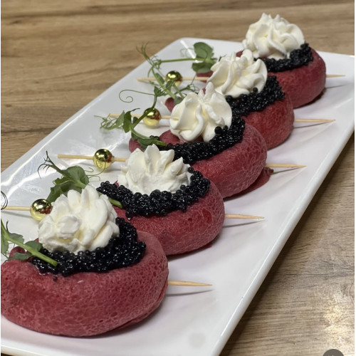 Свекольный блин с начинкой