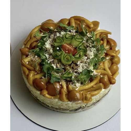 Бенто салат "Грибная поляна"