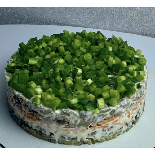 Бенто салат с фаршем